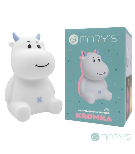 Mary's Led Gece Lambası // Cow (Mavi)