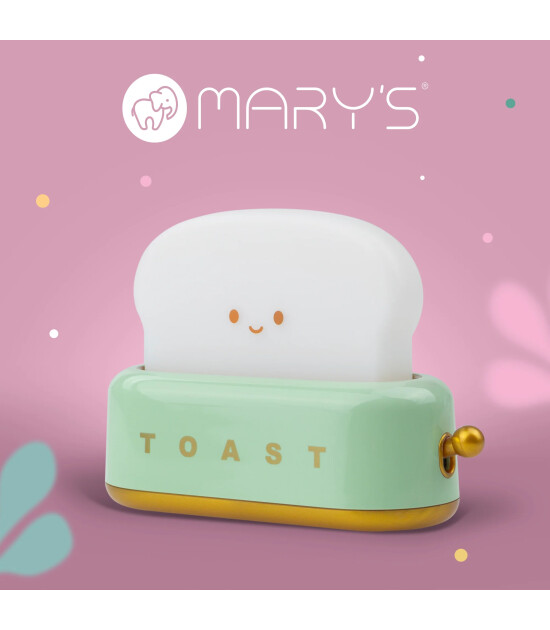 Mary's Led Gece Lambası // Toaster (Yeşil)