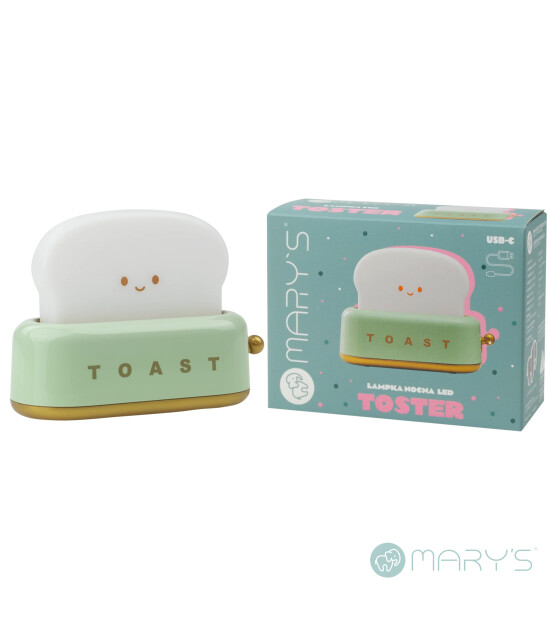 Mary's Led Gece Lambası // Toaster (Yeşil)