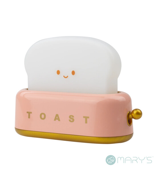 Mary's Led Gece Lambası // Toaster (Pembe)