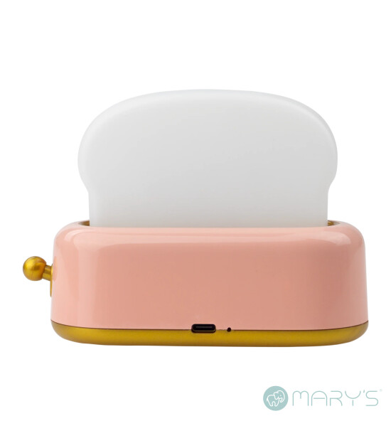 Mary's Led Gece Lambası // Toaster (Pembe)
