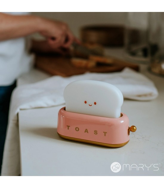 Mary's Led Gece Lambası // Toaster (Pembe)