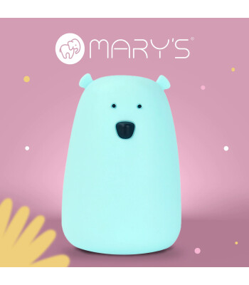 Mary's Led Gece Lambası // Teddy Bear (Mavi)