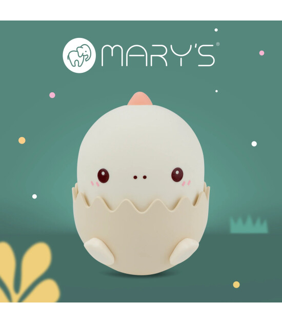 Mary's Led Gece Lambası // Baby Dino (Pembe)