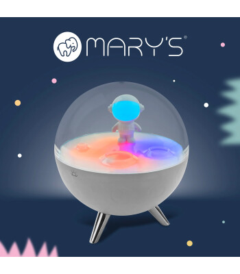 Mary's RGB Led Gece Lambası // Moon (Beyaz)