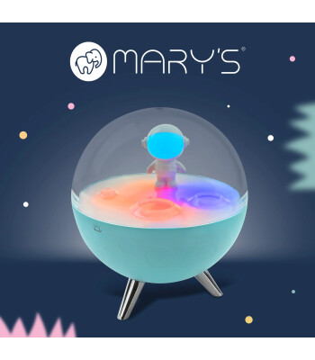 Mary's RGB Led Gece Lambası // Moon (Mavi)