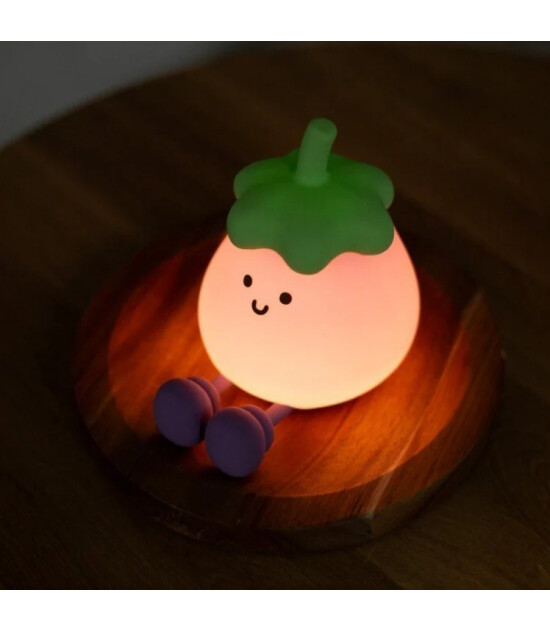 Mary's Led Gece Lambası // Eggplant