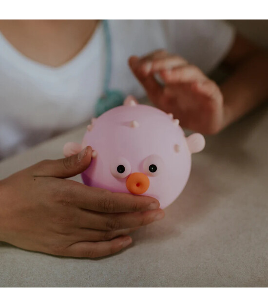 Mary's Led Gece Lambası Pembe // Puffer Fish