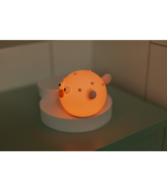 Mary's Led Gece Lambası Pembe // Puffer Fish