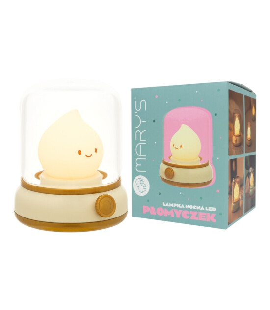 Mary's Led Gece Lambası // Flame (Sarı)