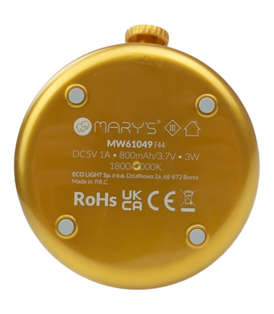 Mary's Led Gece Lambası // Flame (Sarı)