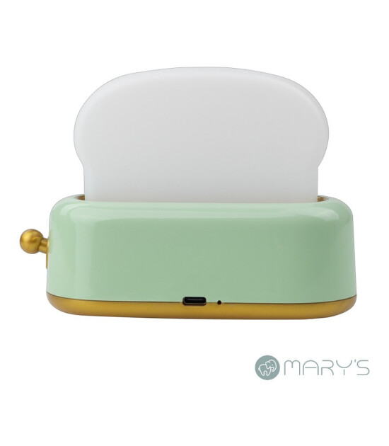 Mary's Led Gece Lambası // Toaster (Yeşil)