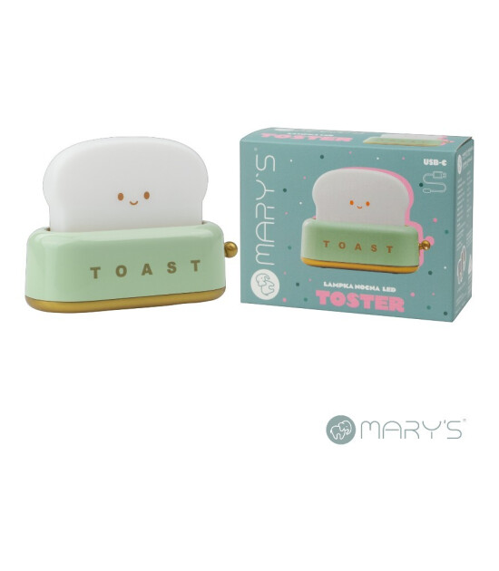 Mary's Led Gece Lambası // Toaster (Yeşil)