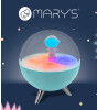 Mary's RGB Led Gece Lambası // Moon (Mavi)