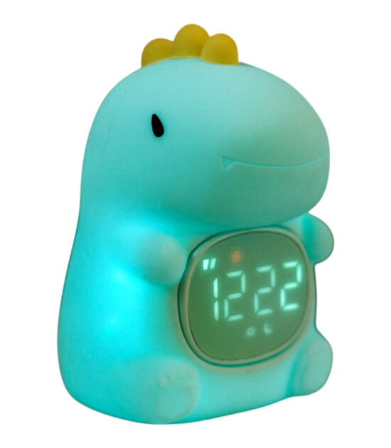 Mary's RGB LED Gece Lambası ve &Ccedil;alar Saat // Dino