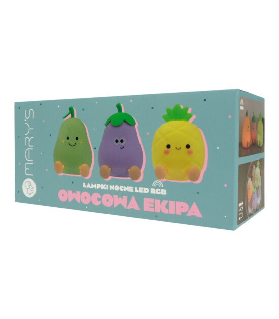 Mary's RGB Led Gece Lambası Seti // Fruit Crew