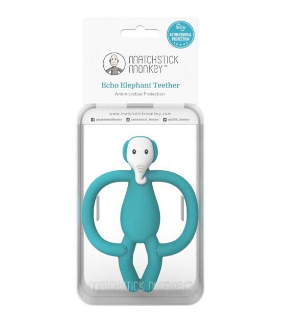 Matchstick Monkey Silikon Diş Kaşıyıcı // Elephant Echo
