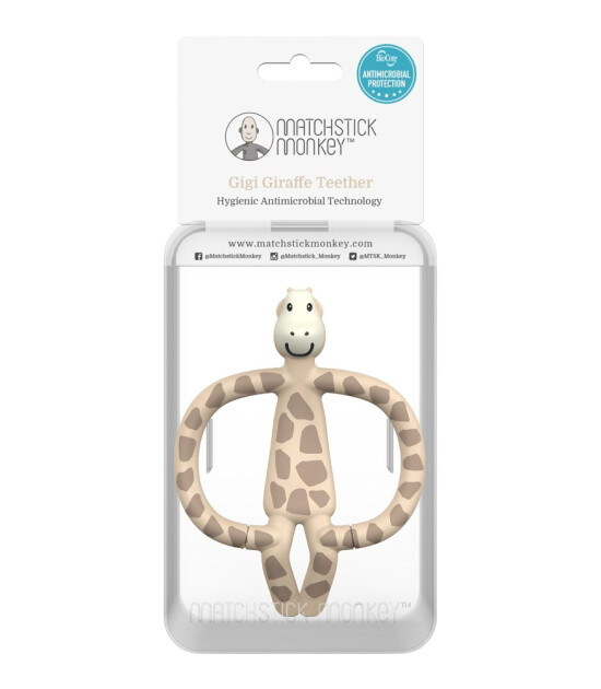 Matchstick Monkey Silikon Diş Kaşıyıcı // Giraffe Gigi