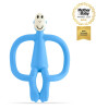 Matchstick Monkey Silikon Diş Kaşıyıcı // A&ccedil;ık Mavi