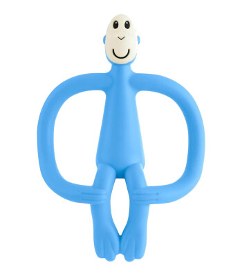 Matchstick Monkey Silikon Diş Kaşıyıcı // Açık Mavi