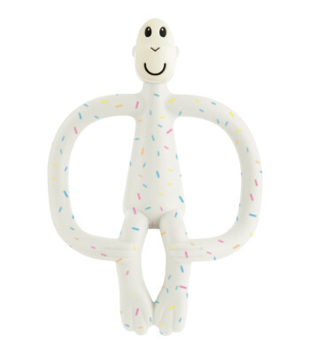 Matchstick Monkey Silikon Diş Kaşıyıcı // Konfeti