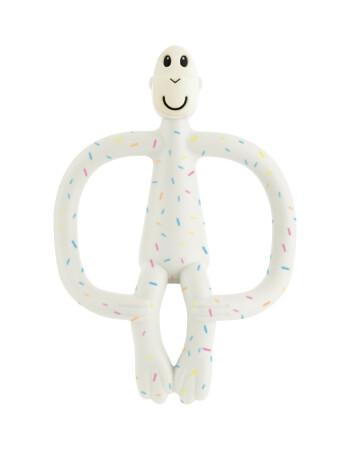 Matchstick Monkey Silikon Diş Kaşıyıcı // Konfeti