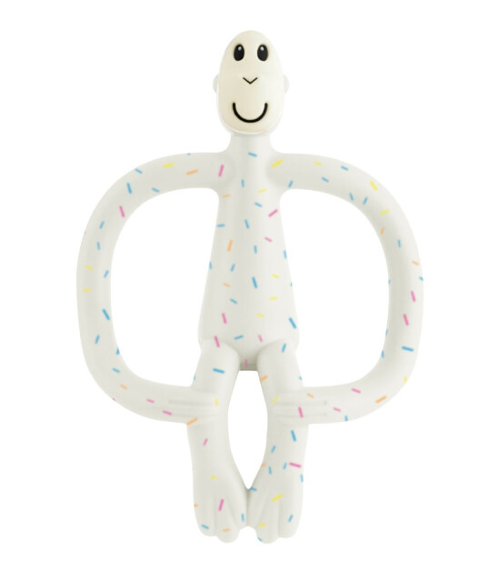 Matchstick Monkey Silikon Diş Kaşıyıcı // Konfeti