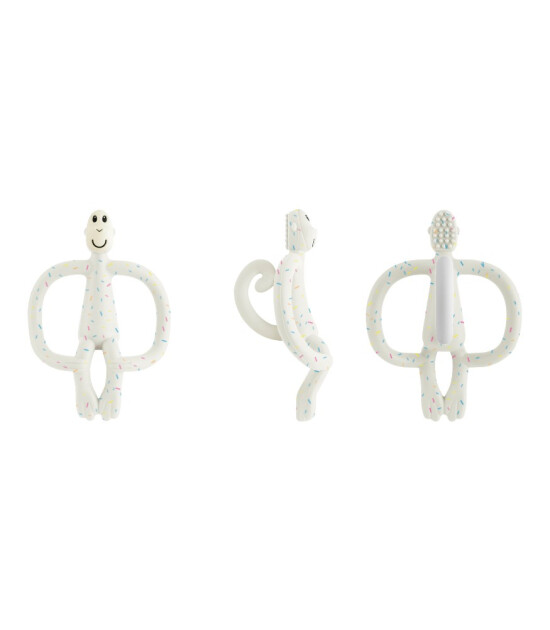 Matchstick Monkey Silikon Diş Kaşıyıcı // Konfeti