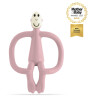 Matchstick Monkey Silikon Diş Kaşıyıcı // A&ccedil;ık Pembe