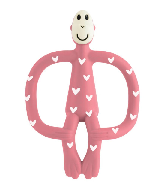 Matchstick Monkey Silikon Diş Kaşıyıcı // Heart