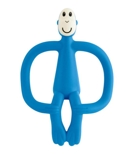 Matchstick Monkey Silikon Diş Kaşıyıcı // Mavi