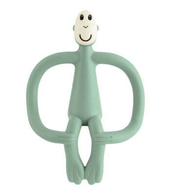 Matchstick Monkey Silikon Diş Kaşıyıcı // Mint Yeşil
