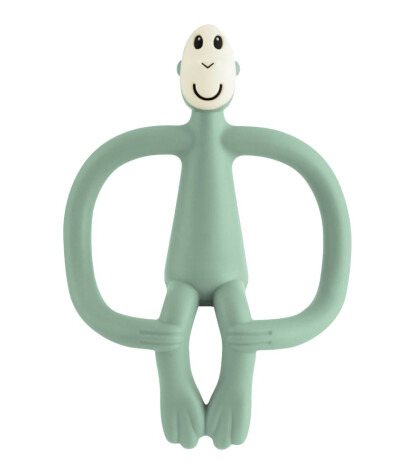 Matchstick Monkey Silikon Diş Kaşıyıcı // Mint Yeşil