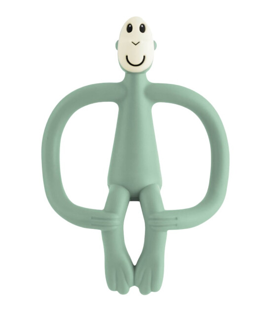Matchstick Monkey Silikon Diş Kaşıyıcı // Mint Yeşil