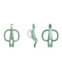 Matchstick Monkey Silikon Diş Kaşıyıcı // Mint Yeşil