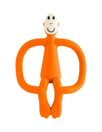 Matchstick Monkey Silikon Diş Kaşıyıcı // Turuncu