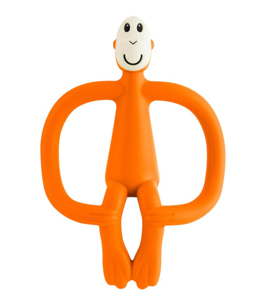 Matchstick Monkey Silikon Diş Kaşıyıcı // Turuncu