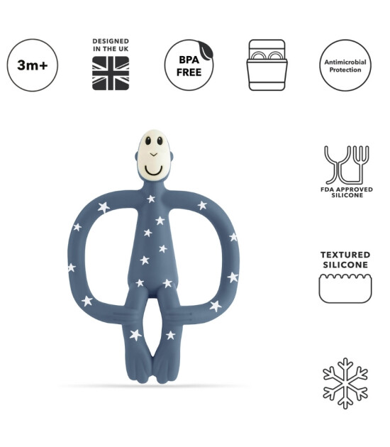 Matchstick Monkey Silikon Diş Kaşıyıcı // Star