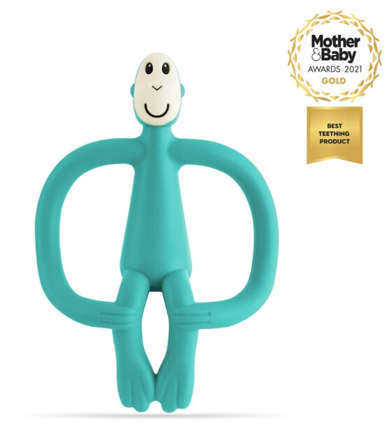 Matchstick Monkey Silikon Diş Kaşıyıcı // Yeşil