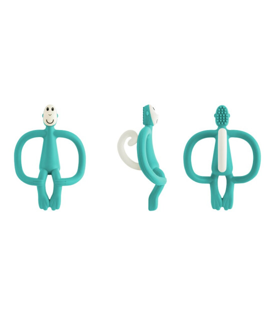 Matchstick Monkey Silikon Diş Kaşıyıcı // Yeşil