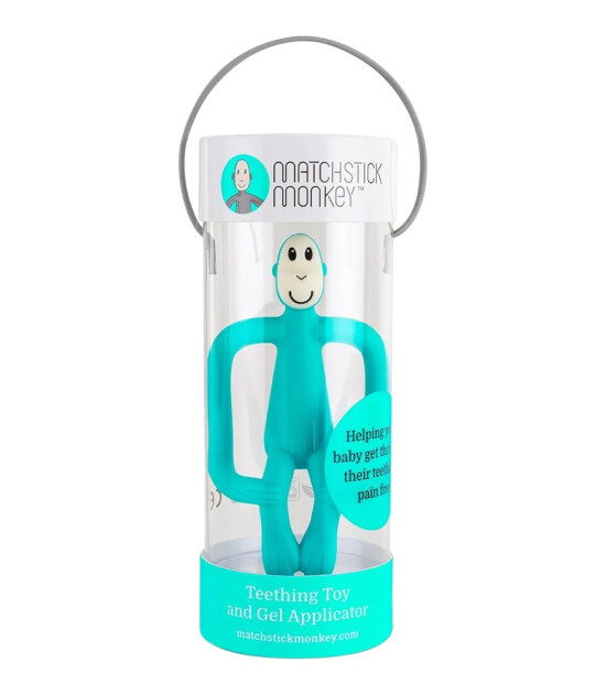 Matchstick Monkey Silikon Diş Kaşıyıcı // Yeşil