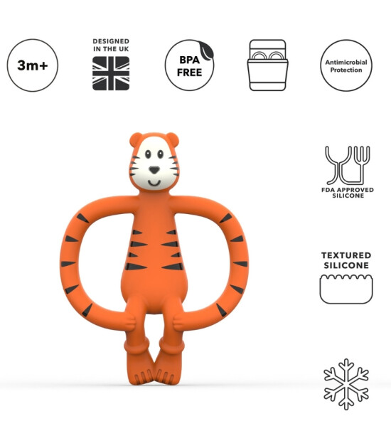 Matchstick Monkey Silikon Diş Kaşıyıcı // Teddy Tiger