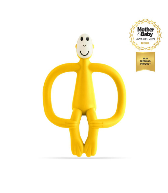 Matchstick Monkey Silikon Diş Kaşıyıcı // Sarı