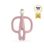 Matchstick Monkey Silikon Diş Kaşıyıcı // Pembe