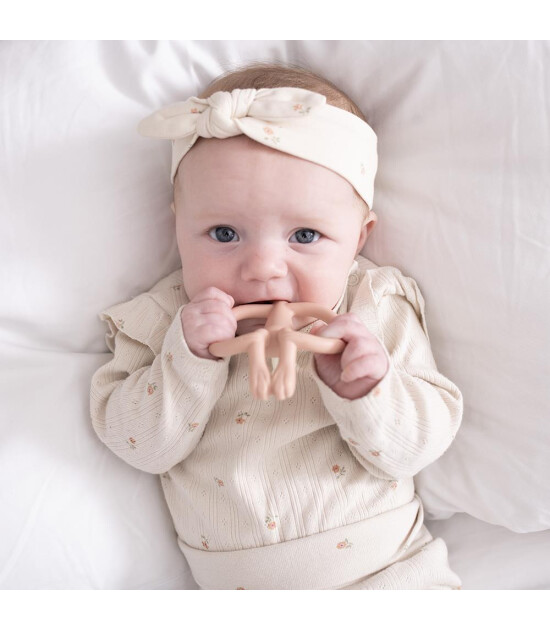 Matchstick Monkey Silikon Diş Kaşıyıcı // Pembe