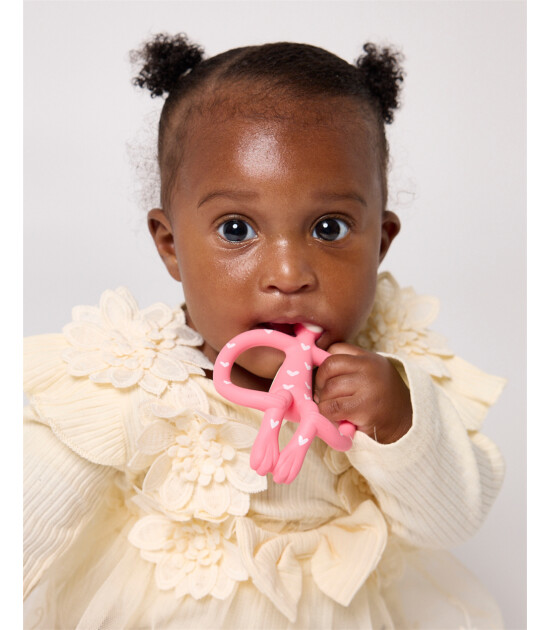 Matchstick Monkey Silikon Diş Kaşıyıcı // Heart