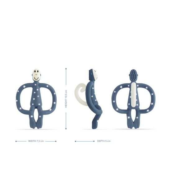 Matchstick Monkey Silikon Diş Kaşıyıcı // Star