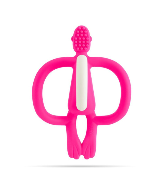 Matchstick Monkey Diş Oyuncağı Maymun // Pembe