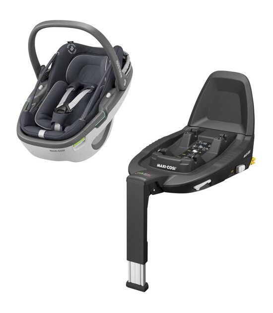 Maxi-Cosi  Coral & FamilyFix 3 Baza / Essantial Graphite
