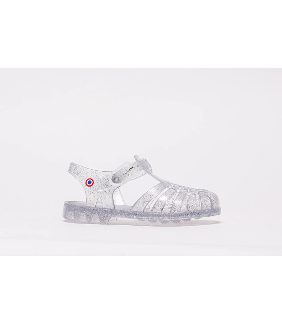 Meduse Sunmif Argent Paillete - Simli Kadın Sandalet